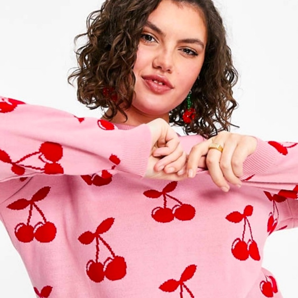 Skinny Dip Cherry Sweater from ASOS UK